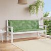 vidaXL Garden Bench Cushions 2pcs Leaf Pattern 150x50x7cm Fabric