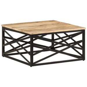 vidaXL Coffee Table 68x68x35 cm Solid Mango Wood