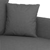 vidaXL 2-Seater Sofa Dark Grey 120 cm Fabric