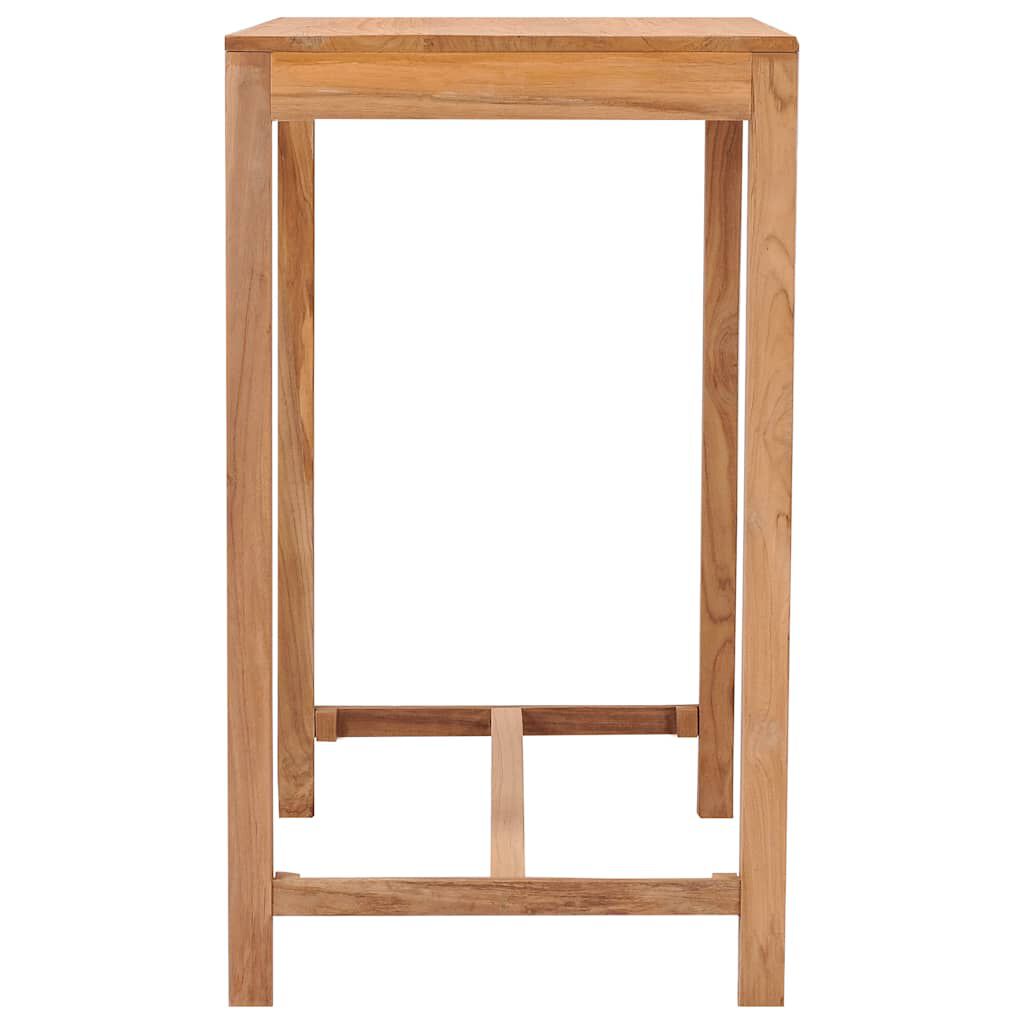 vidaXL Garden Bar Table 110x60x105 cm Solid Teak Wood