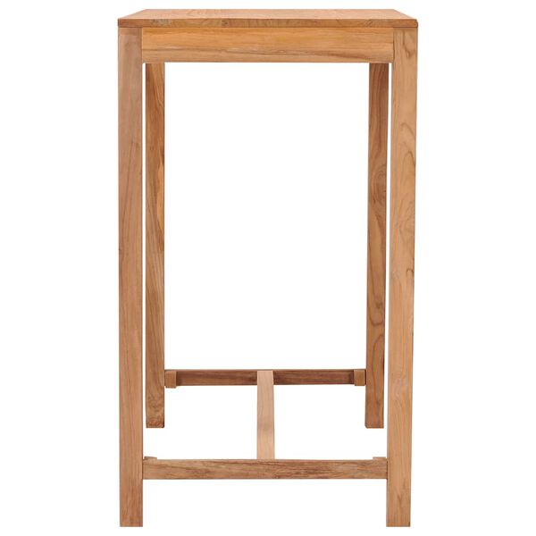 vidaXL Garden Bar Table 110x60x105 cm Solid Teak Wood