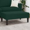 vidaXL Footstool Dark Green 77x55x31 cm Velvet