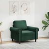 vidaXL Sofa Chair Dark Green 60 cm Velvet
