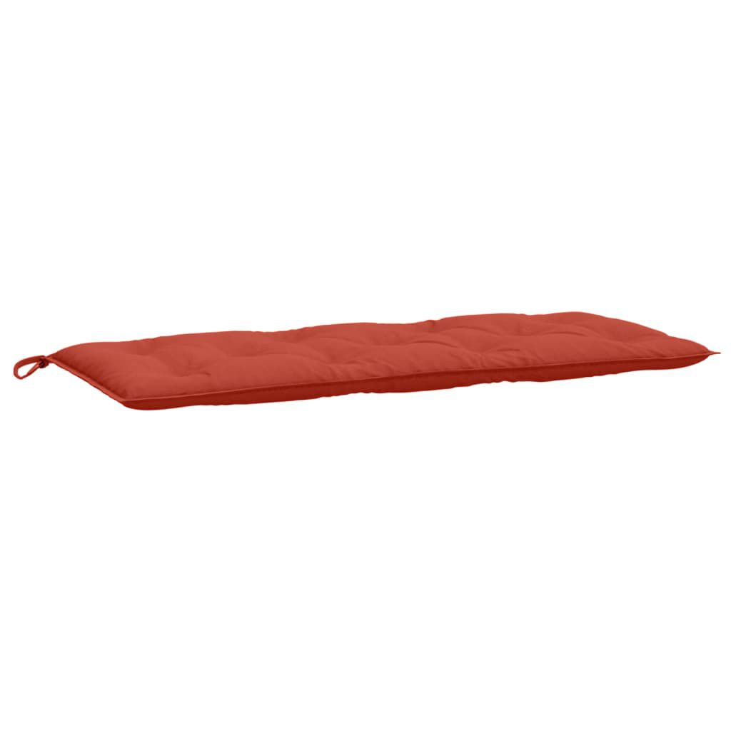 vidaXL Garden Bench Cushion Melange Red 120x50x7 cm Fabric
