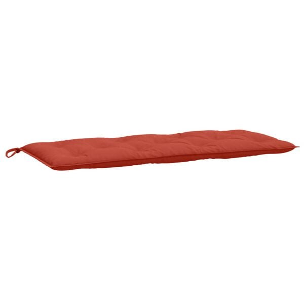 vidaXL Garden Bench Cushion Melange Red 120x50x7 cm Fabric