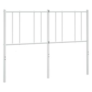 vidaXL Metal Replace Headboard White 150 cm