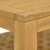 vidaXL Coffee Table 60x60x40 cm Solid Wood Teak