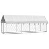 vidaXL Outdoor Dog Kennel with Roof 400x100x150 cm