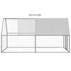 vidaXL Outdoor Chicken Cage 2x4x2 m Galvanised Steel