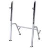 vidaXL Workout Bench with Weight Rack, Barbell and Dumbbell Set 90 kg