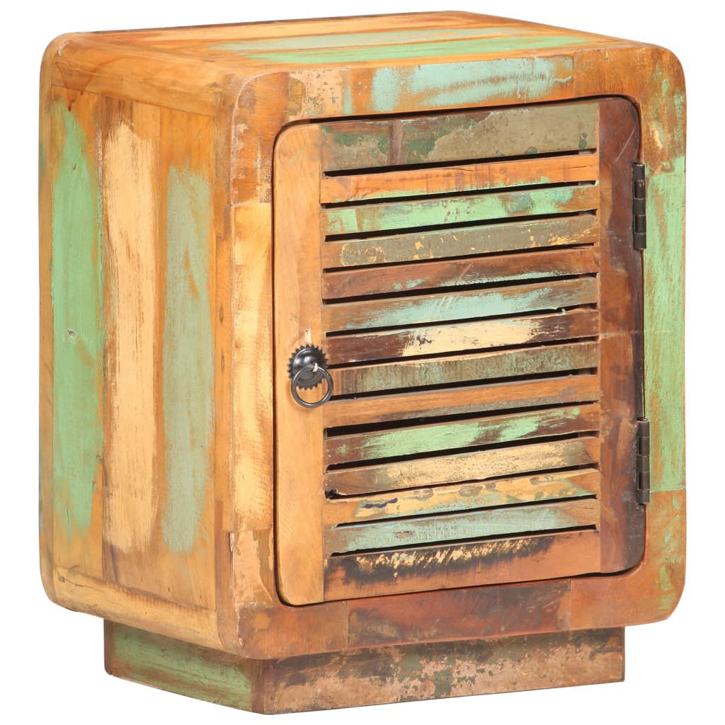 vidaXL Bedside Cabinet 40x30x50 cm Solid Reclaimed Wood