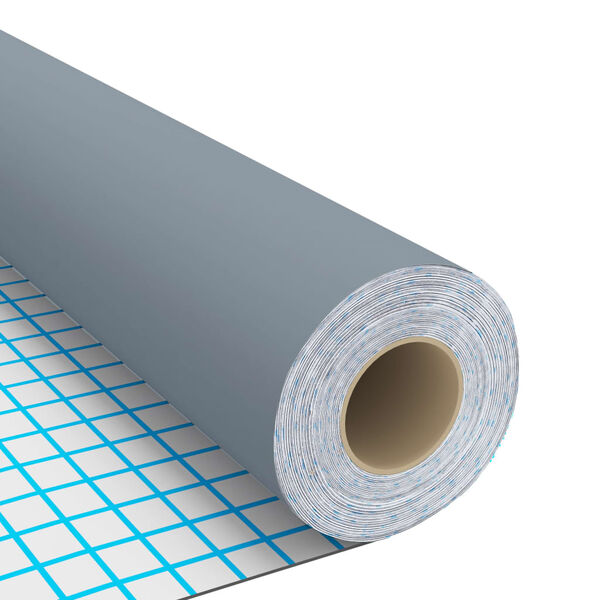 vidaXL Self-adhesive Furniture Film Grey 500x90 cm PVC