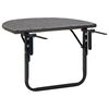 vidaXL Balcony Table Brown 60x60x40 cm Poly Rattan
