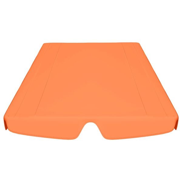 vidaXL Replacement Canopy for Garden Swing Orange 150/130x105/70 cm