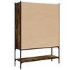 vidaXL Bookcase Smoked Oak 102x30x141.5 cm Engineered Wood