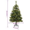 vidaXL Artificial Hinged Christmas Tree 150 LEDs & Ball Set 150 cm
