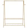 vidaXL Clothes Rack with Shelves 132x45.5x150.5 cm Bamboo