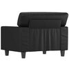 vidaXL Sofa Chair Black 60 cm Faux Leather