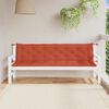 vidaXL Garden Bench Cushions 2 pcs Melange Red 200x50x7 cm Fabric