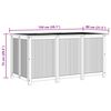 vidaXL Garden Storage Box 150x80x75 cm Solid Wood Acacia