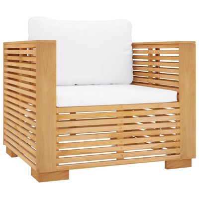 vidaXL 7 Piece Garden Lounge Set with Cushions Solid Wood Teak