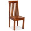vidaXL Dining Chairs 2 pcs Solid Wood with Honey Finish Modern