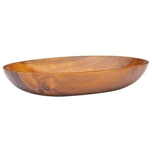 vidaXL Basin Solid Teak Wood 60x40x10 cm