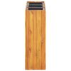 vidaXL Garden Raised Bed with 3 Pots Solid Acacia Wood