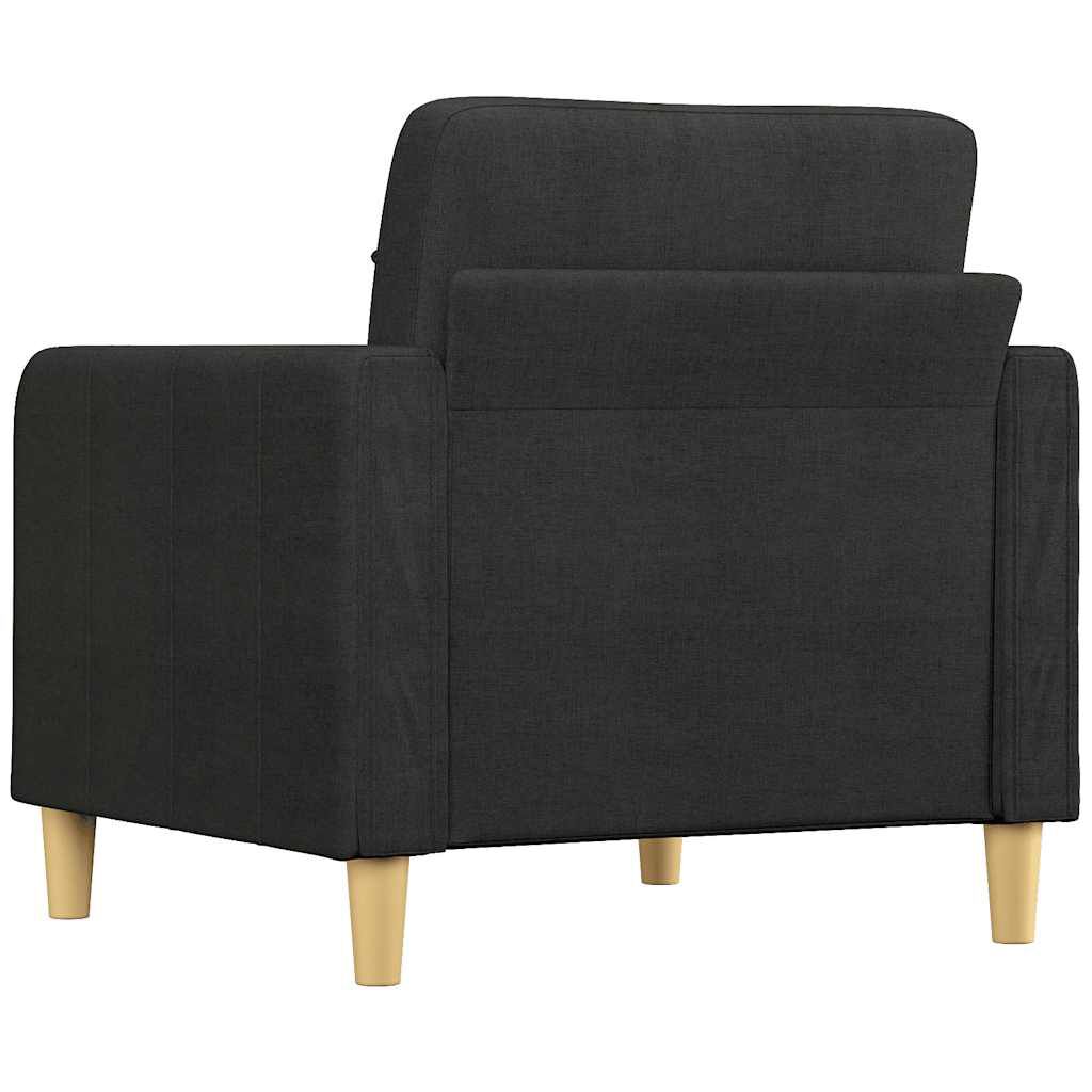vidaXL Sofa Chair Black 60 cm Fabric