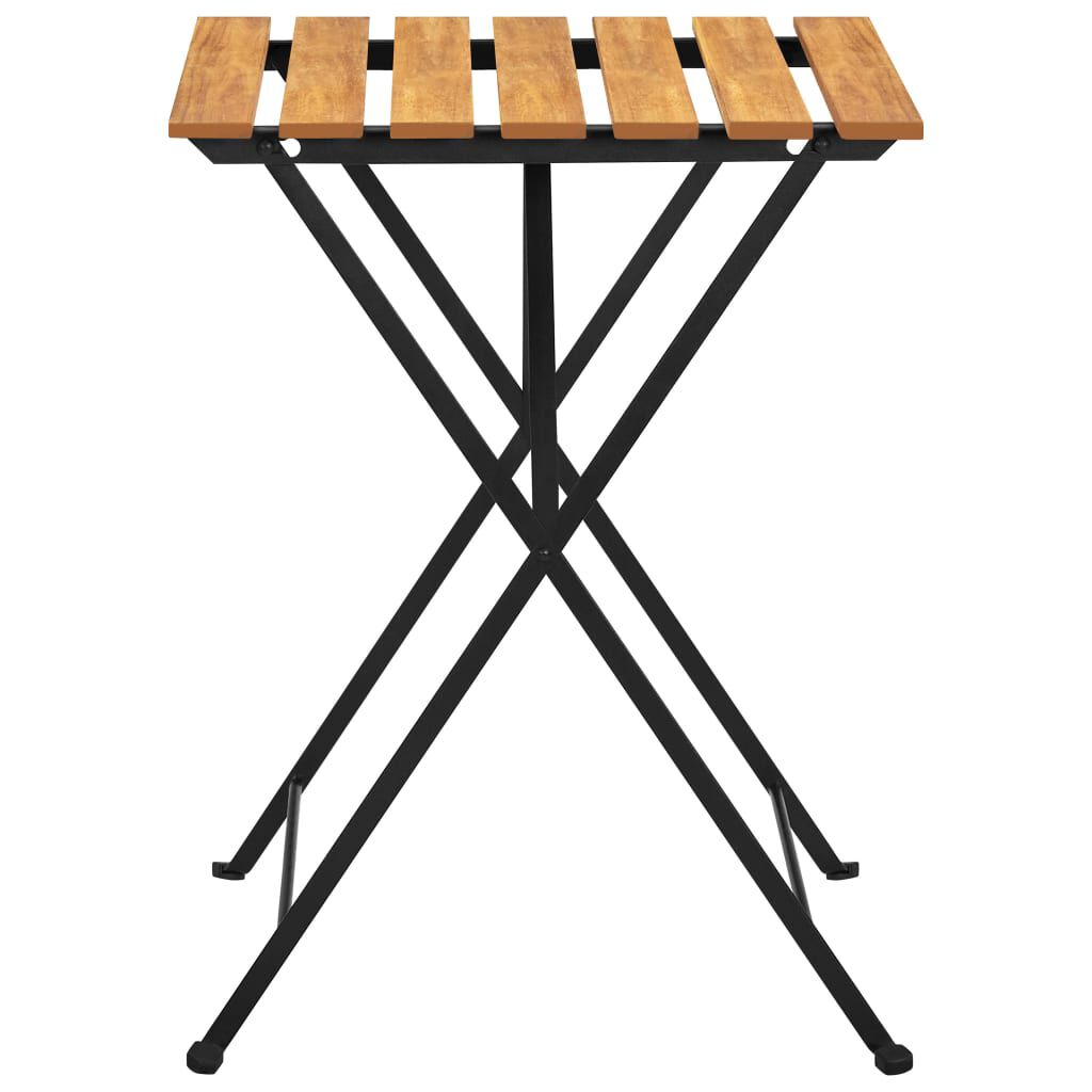 vidaXL Bistro Table 55x54x71 cm Solid Acacia Wood
