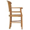 vidaXL Garden Chairs 2 pcs Solid Teak Wood