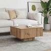 vidaXL Coffee Table Artisan Oak 60x60x31.5 cm Engineered Wood