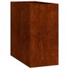 vidaXL Planter Rusty 40x80x80 cm Weathering Steel
