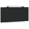 vidaXL Headboard Cushion "Zadar" Black and White 100 cm Faux Leather