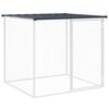 vidaXL Chicken Cage with Roof Anthracite 203x98x90 cm Galvanised Steel
