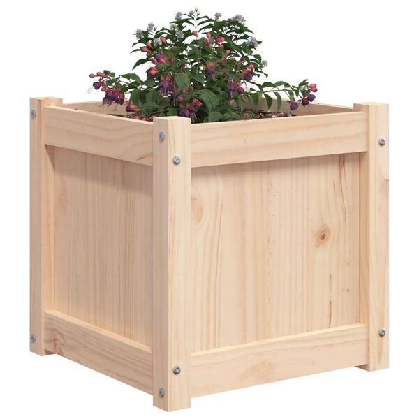 vidaXL Garden Planters 2 pcs Solid Wood Pine