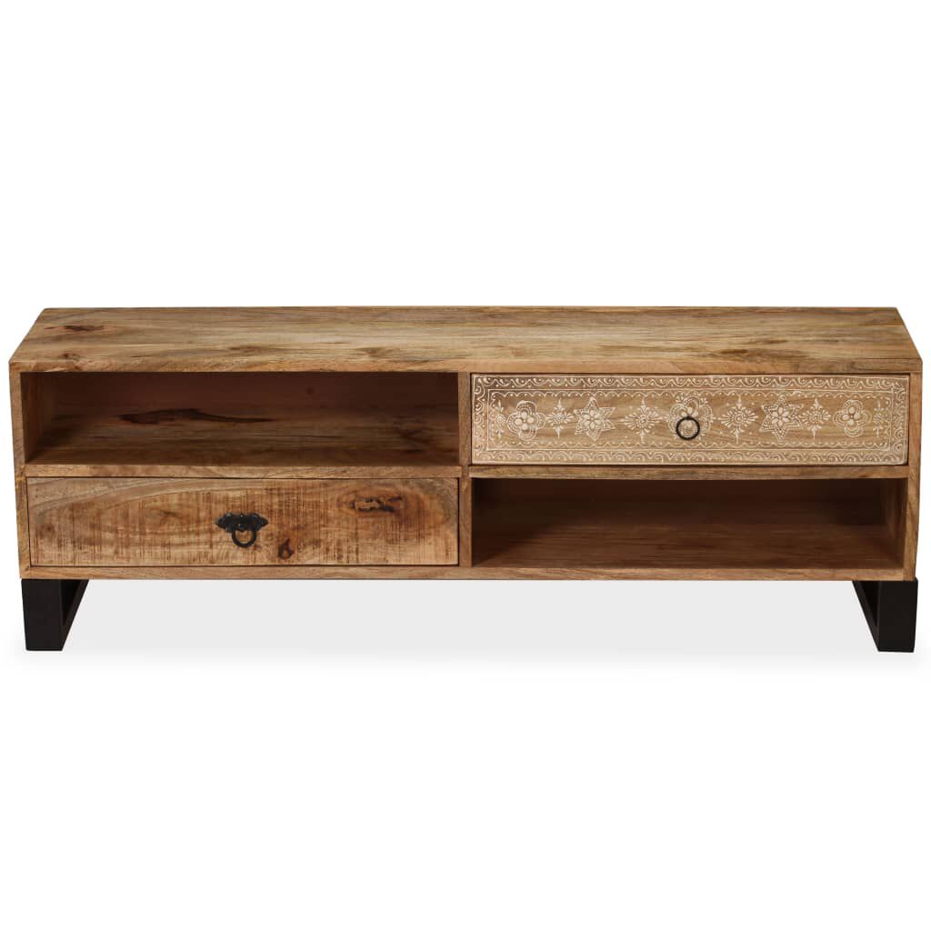 vidaXL TV Cabinet Solid Mango Wood 120x30x40 cm