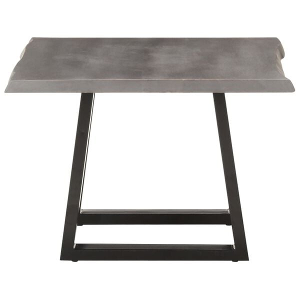 vidaXL Coffee Table with Live Edges 60x60x40 cm Solid Acacia Wood