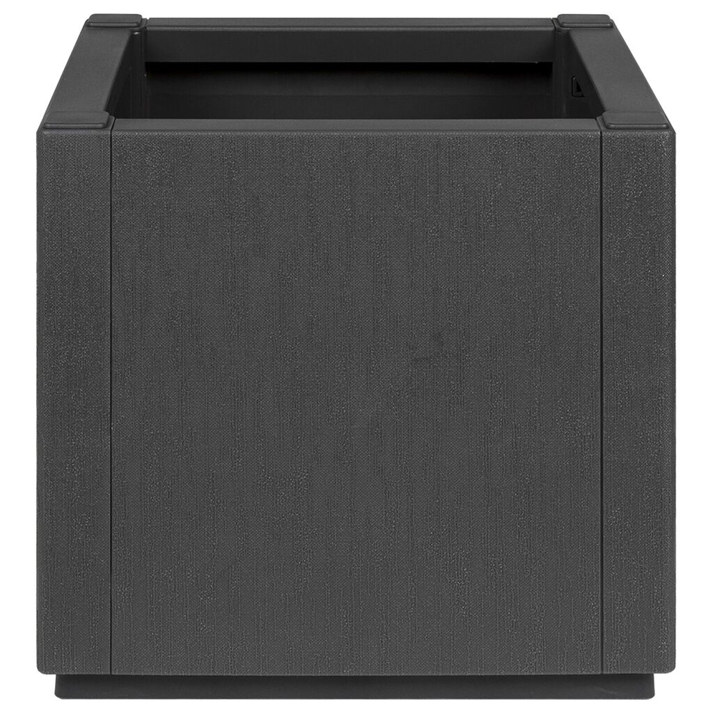 vidaXL Garden Planter in Dark Grey, 36x36x35 cm, made of PP