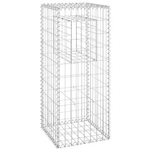 vidaXL Gabion Basket Post 40x40x100 cm Iron