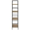vidaXL 4-Layer Book Shelf Oak 60x27.6x124.5 cm Engineered Wood