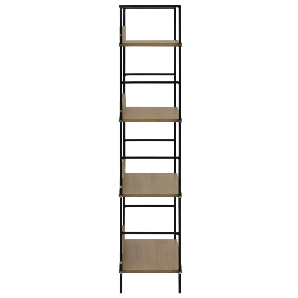 vidaXL 4-Layer Book Shelf Oak 60x27.6x124.5 cm Engineered Wood