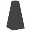 vidaXL Fire Pit Black 50 x 50 x 100 cm Cold-rolled steel