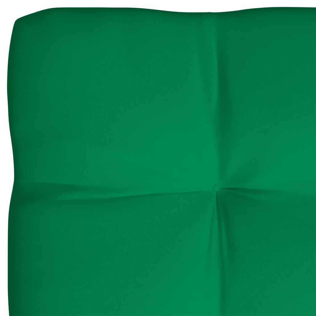 vidaXL Pallet Sofa Cushions 7 pcs Green