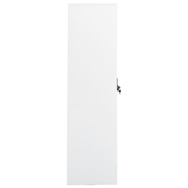 vidaXL Wardrobe White 80x50x180 cm Steel