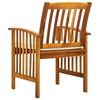 vidaXL Garden Dining Chairs 4 pcs with Cushions Solid Wood Acacia