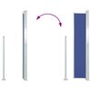 vidaXL Retractable Side Awning 160 x 500 cm Blue