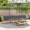 vidaXL 4 Piece Garden Pallet Sofa Set with Cushions Solid Wood Acacia