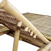 vidaXL 2-Person Sun Lounger with Cushions Bamboo