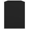 vidaXL Dressing Stool Black 70x35x45 cm Engineered Wood